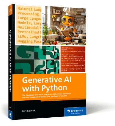 Book cover: Generative AI with Python (English edition)